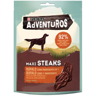 Adventuros Filetes Maxi de Búfalo para perros